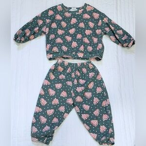 Little One Shop Tree Treats Sweatsuit 18-24M